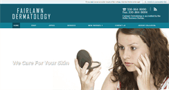 Desktop Screenshot of fairlawndermatology.com