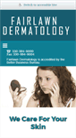 Mobile Screenshot of fairlawndermatology.com