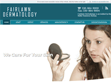 Tablet Screenshot of fairlawndermatology.com